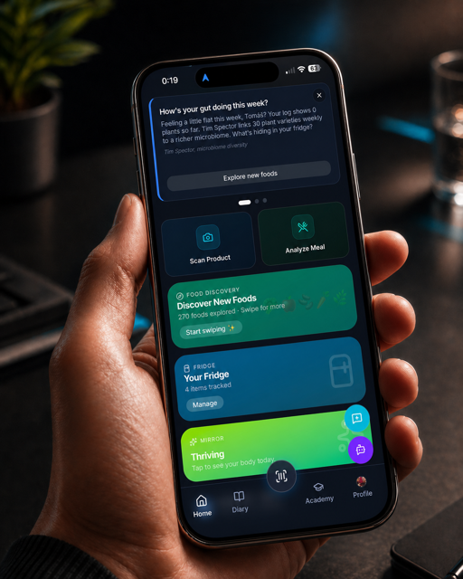 Blurrix app screen, TrustScore results